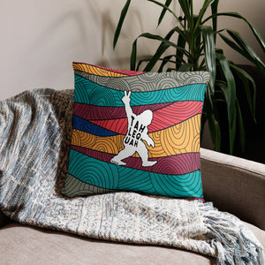 Tahlequah Bigfoot Mural Pillow