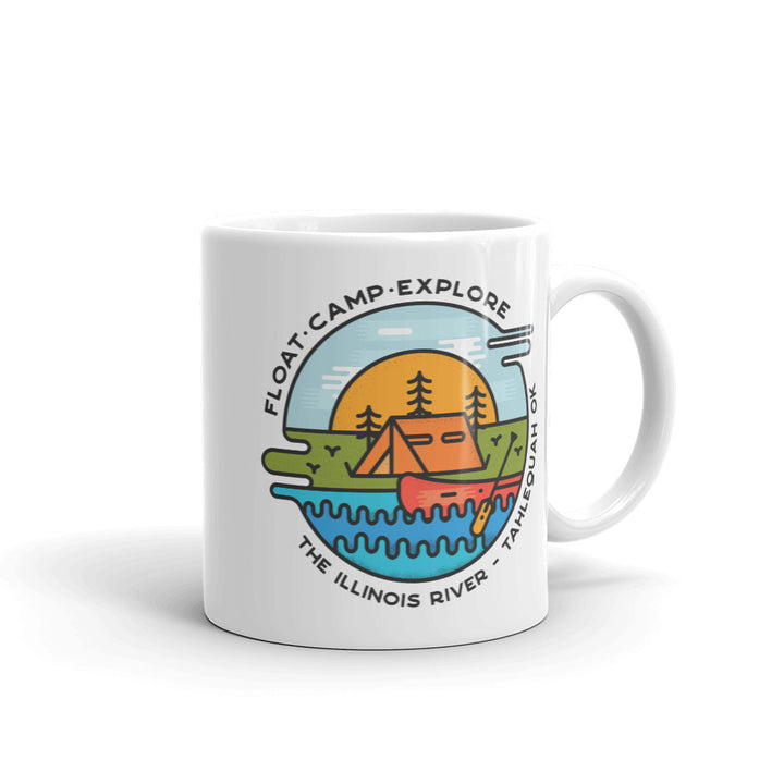Float-Camp-Explore Illinois River Mug