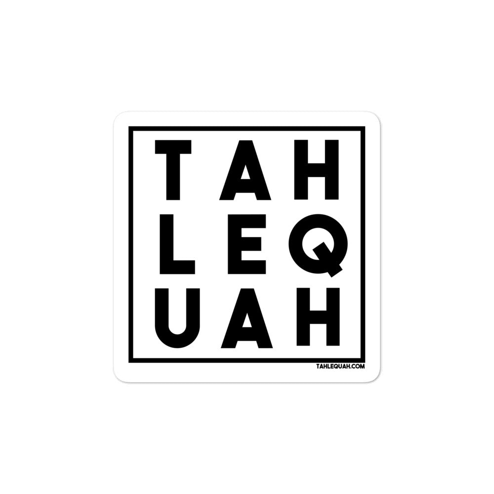 Talha Sticker Tahlequah Sticker – Tahlequah.com